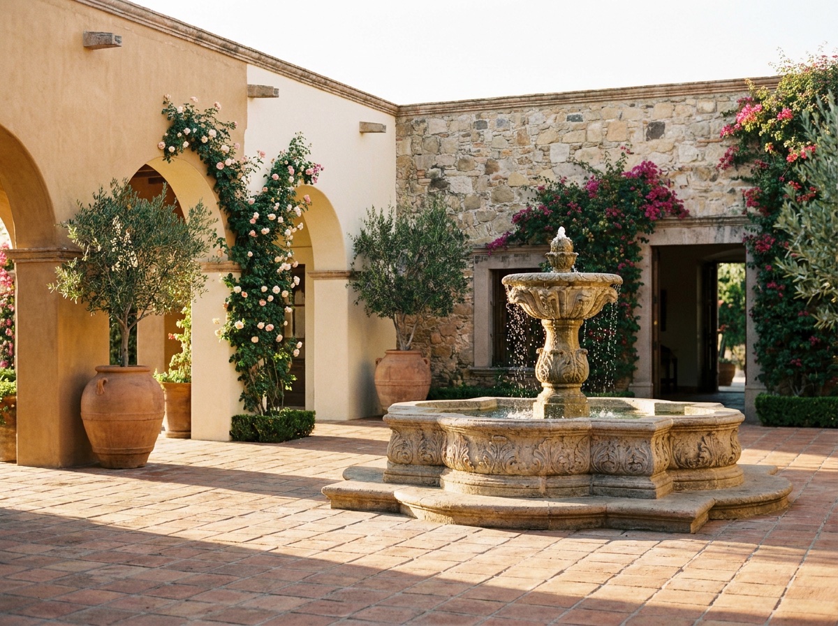 Patio de piedra